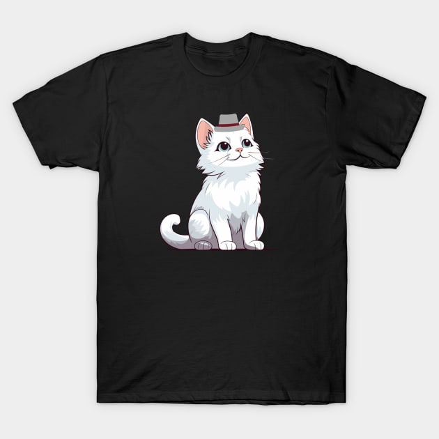 Cute cat lady T-Shirt by Tee Shop